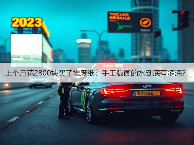 上个月花2800块买了堆废纸：手工版画的水到底有多深？(图1)