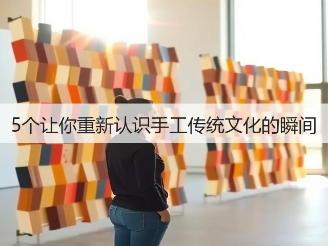 5个让你重新认识手工传统文化的瞬间(图1)