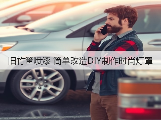 旧竹筐喷漆 简单改造DIY制作时尚灯罩(图3) 旧竹筐喷漆 简单改造DIY制作时尚灯罩(图3)