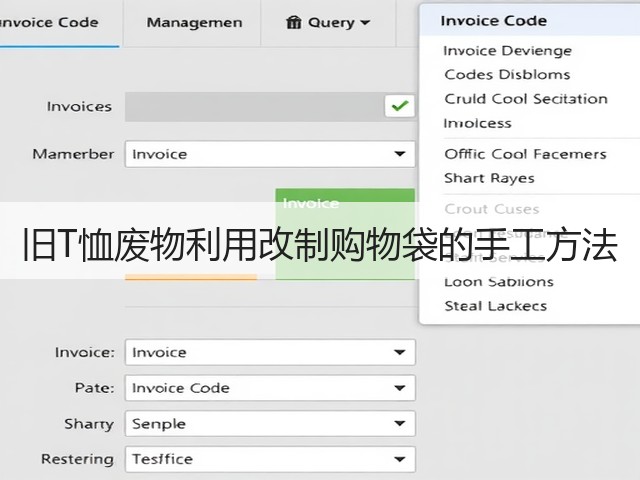旧T恤废物利用改制购物袋的手工方法(图1) 旧T恤废物利用改制购物袋的手工方法(图1)