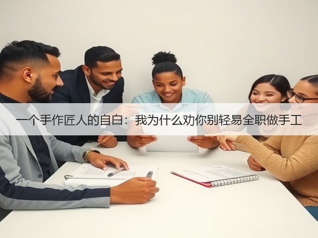 一个手作匠人的自白：我为什么劝你别轻易全职做手工(图1)
