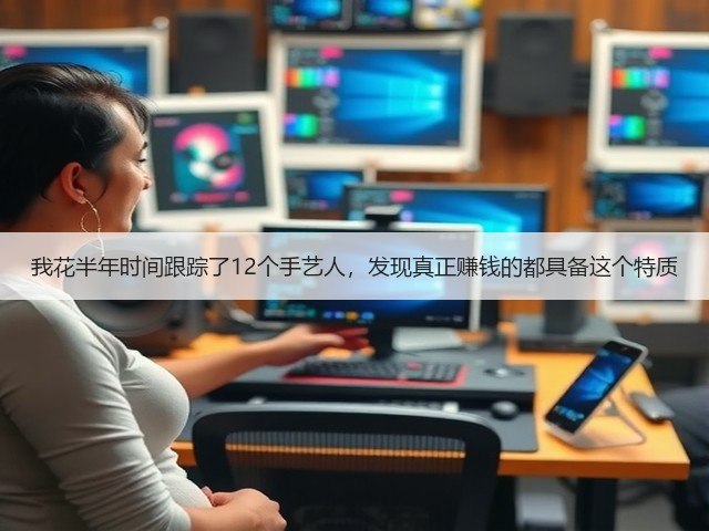 我花半年时间跟踪了12个手艺人,发现真正赚钱的都具备这个特质(图1) 我花半年时间跟踪了12个手艺人,发现真正赚钱的都具备这个特质(图1)