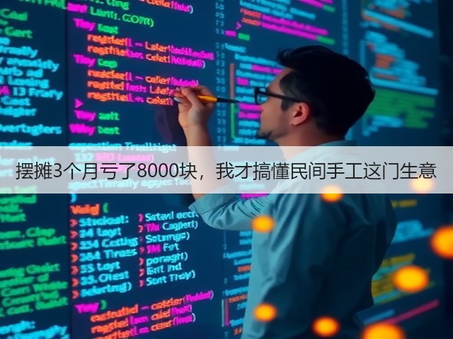 摆摊3个月亏了8000块，我才搞懂民间手工这门生意(图3)
