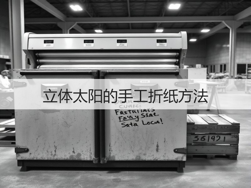 立体太阳的手工折纸方法 - 诺云双维造物网