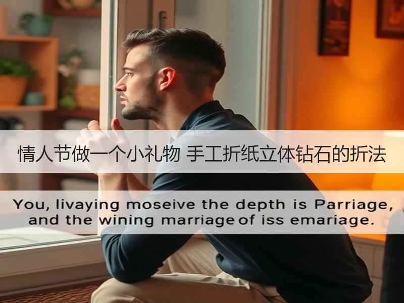 情人节做一个小礼物 手工折纸立体钻石的折法 - 诺云双维造物网
