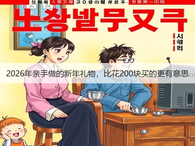 2026年亲手做的新年礼物，比花200块买的更有意思(图2)