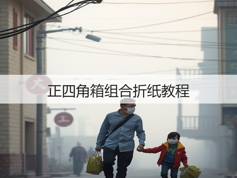 正四角箱组合折纸教程 - 诺云双维造物网