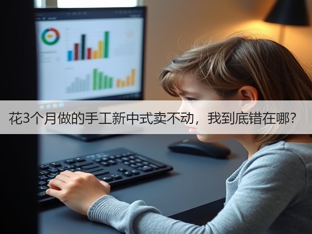 花3个月做的手工新中式卖不动，我到底错在哪？(图1)