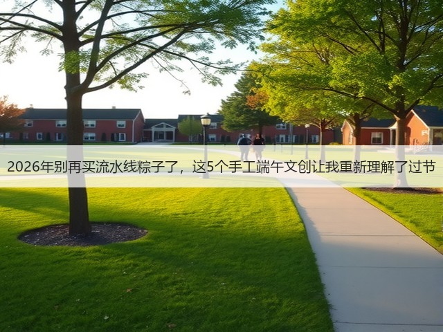 2026年别再买流水线粽子了，这5个手工端午文创让我重新理解了过节(图2)