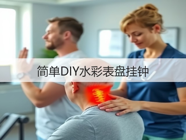 简单DIY水彩表盘挂钟(图1)