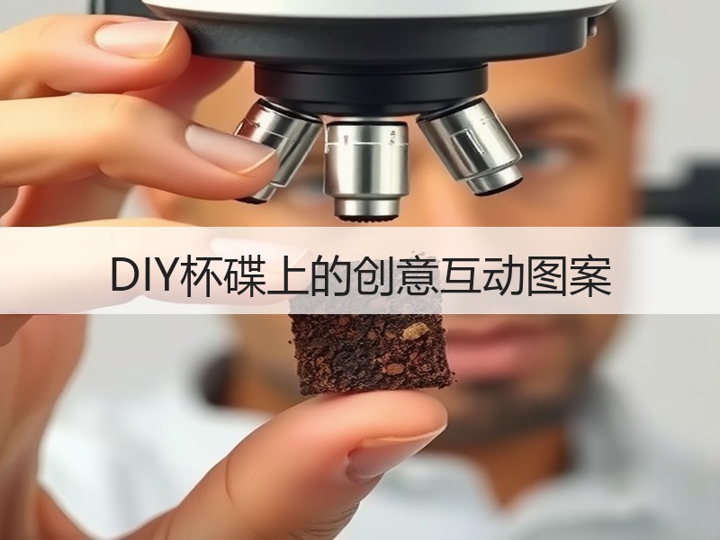 DIY杯碟上的创意互动图案 - 诺云双维造物网