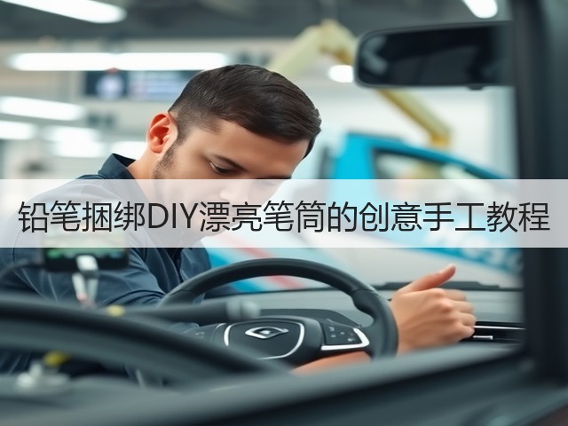 铅笔捆绑DIY漂亮笔筒的创意手工教程(图3)