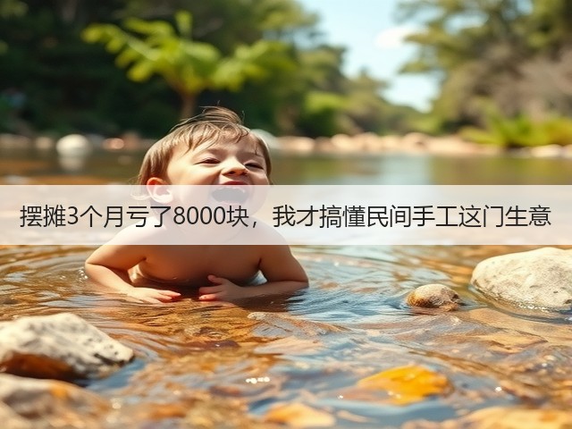 摆摊3个月亏了8000块，我才搞懂民间手工这门生意(图2)