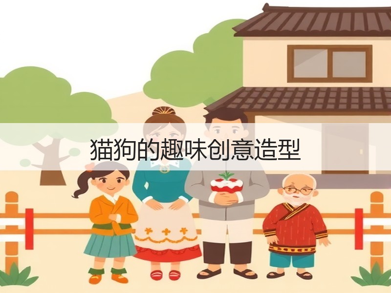 猫狗的趣味创意造型 - 诺云双维造物网