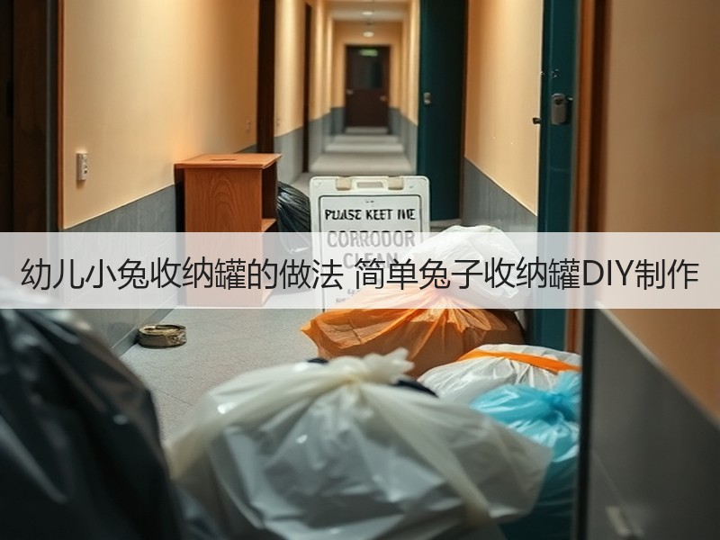 幼儿小兔收纳罐的做法 简单兔子收纳罐DIY制作 - 诺云双维造物网
