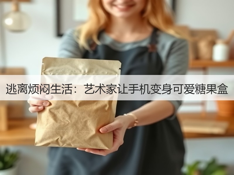 逃离烦闷生活：艺术家让手机变身可爱糖果盒 - 诺云双维造物网