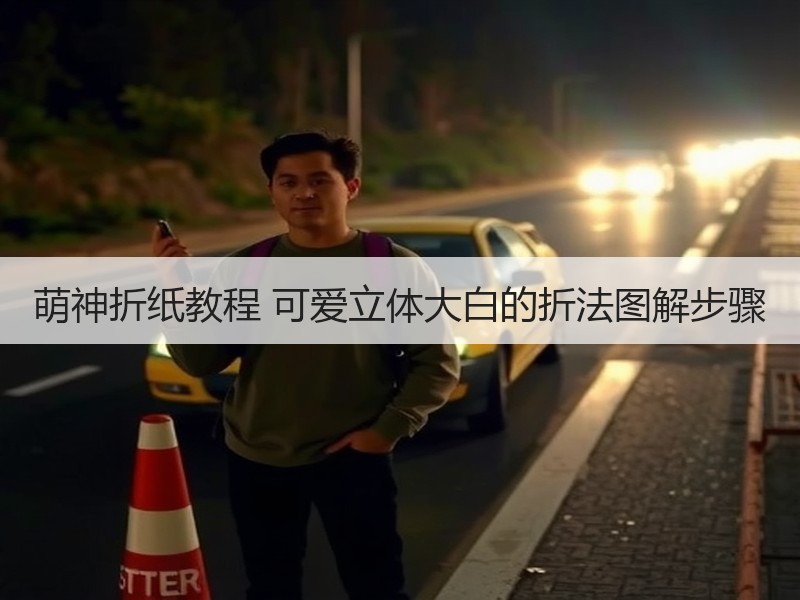 萌神折纸教程 可爱立体大白的折法图解步骤 - 诺云双维造物网