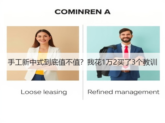 手工新中式到底值不值？我花1万2买了3个教训(图1)