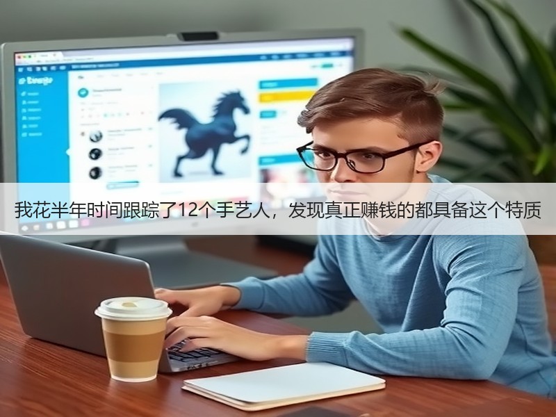 我花半年时间跟踪了12个手艺人，发现真正赚钱的都具备这个特质 - 诺云双维造物网