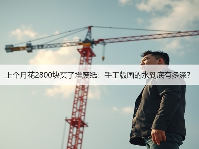 上个月花2800块买了堆废纸：手工版画的水到底有多深？(图3)