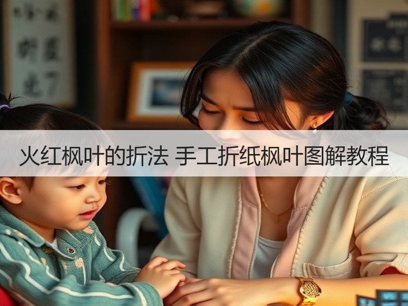 火红枫叶的折法 手工折纸枫叶图解教程 - 诺云双维造物网