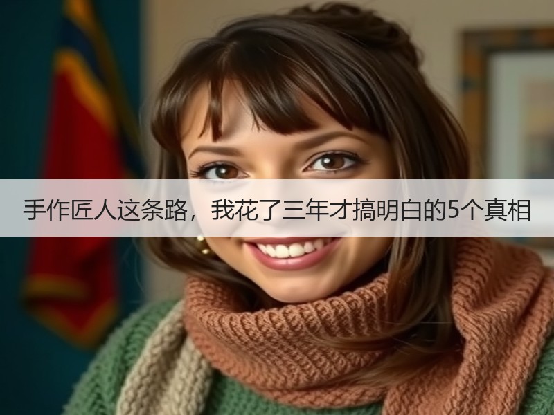 手作匠人这条路，我花了三年才搞明白的5个真相 - 诺云双维造物网