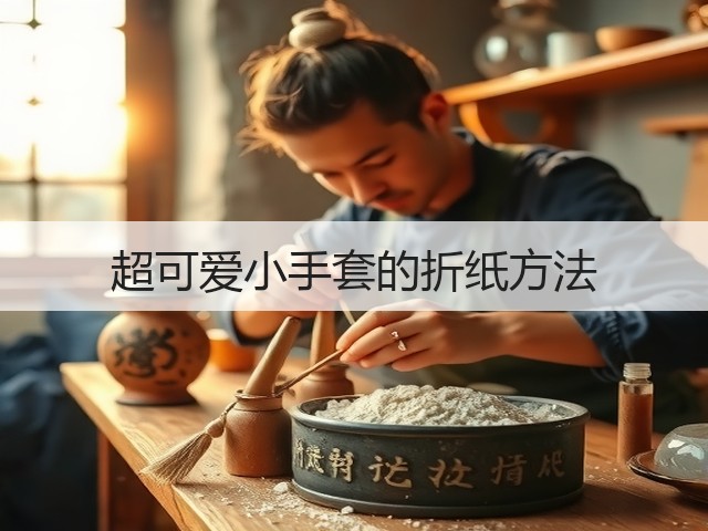 超可爱小手套的折纸方法(图2)