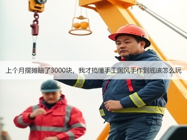上个月摆摊赔了3000块，我才搞懂手工国风手作到底该怎么玩(图3)