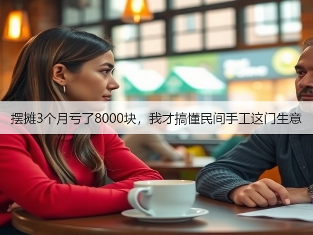 摆摊3个月亏了8000块，我才搞懂民间手工这门生意(图1)