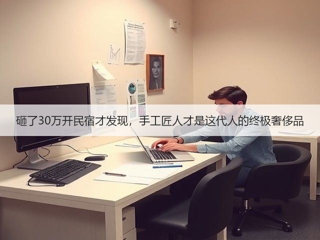 砸了30万开民宿才发现，手工匠人才是这代人的终极奢侈品(图1)