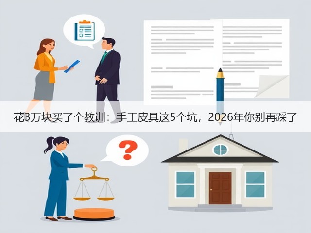 花3万块买了个教训:手工皮具这5个坑,2026年你别再踩了(图1) 花3万块买了个教训:手工皮具这5个坑,2026年你别再踩了(图1)