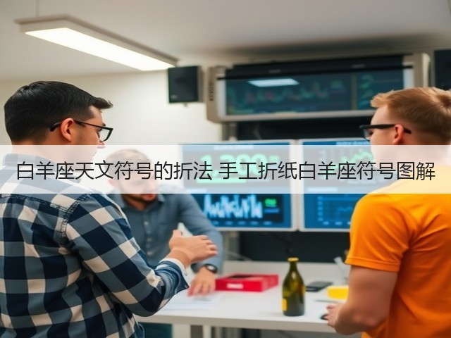 白羊座天文符号的折法 手工折纸白羊座符号图解(图2) 白羊座天文符号的折法 手工折纸白羊座符号图解(图2)