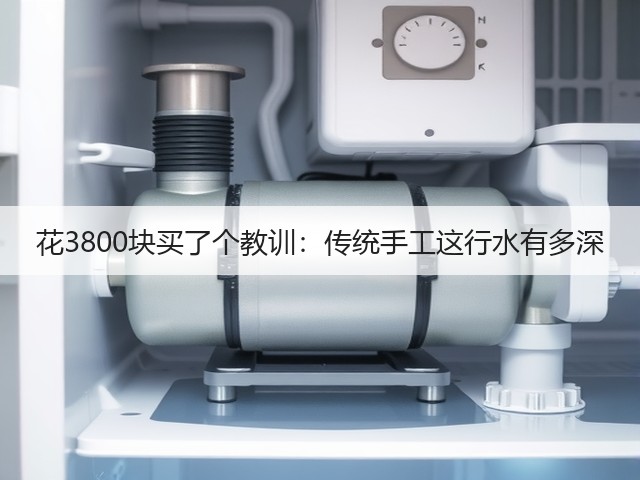 花3800块买了个教训：传统手工这行水有多深(图1)