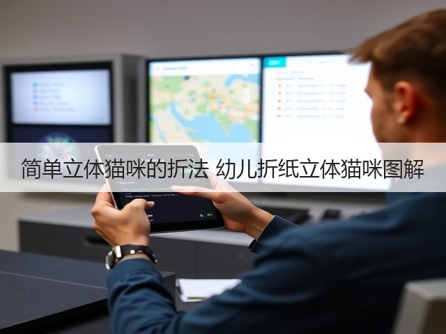 简单立体猫咪的折法 幼儿折纸立体猫咪图解(图3)