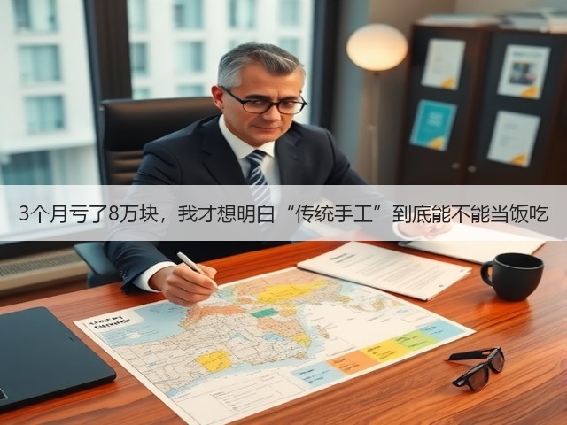 3个月亏了8万块，我才想明白“传统手工”到底能不能当饭吃(图1)