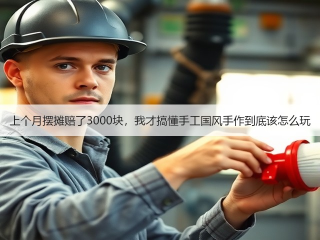 上个月摆摊赔了3000块，我才搞懂手工国风手作到底该怎么玩(图1)