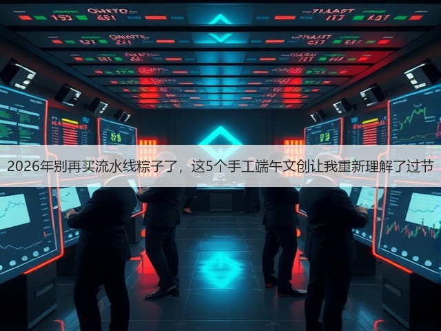 2026年别再买流水线粽子了，这5个手工端午文创让我重新理解了过节(图3)