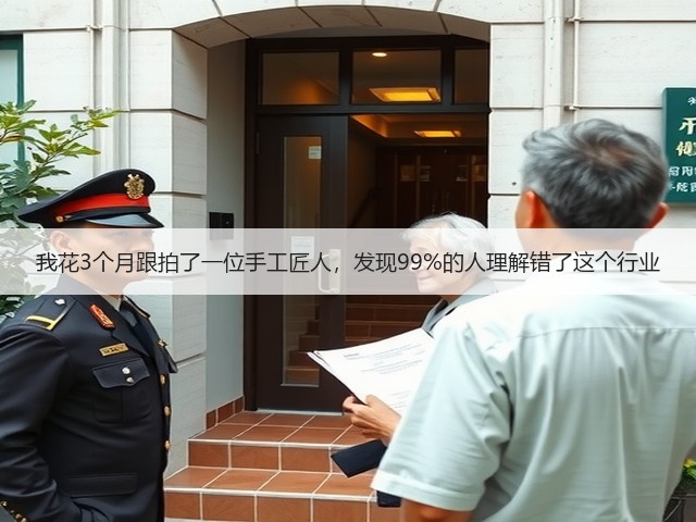 我花3个月跟拍了一位手工匠人，发现99%的人理解错了这个行业(图3)