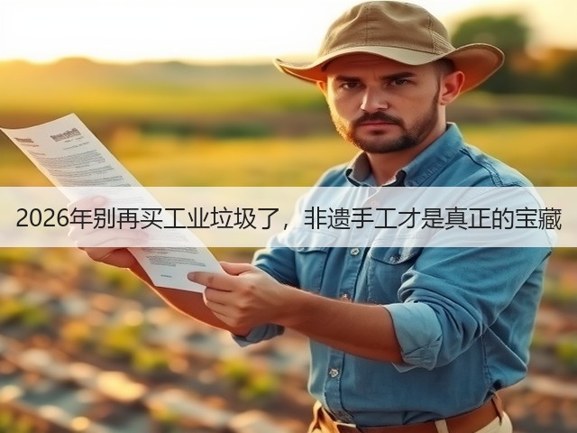 2026年别再买工业垃圾了，非遗手工才是真正的宝藏(图1)