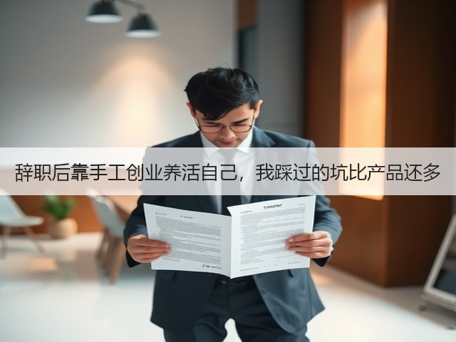 辞职后靠手工创业养活自己，我踩过的坑比产品还多(图1)