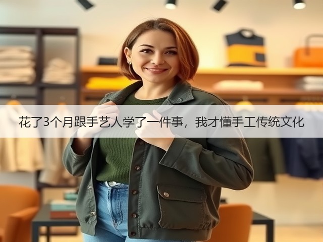 花了3个月跟手艺人学了一件事，我才懂手工传统文化(图2)