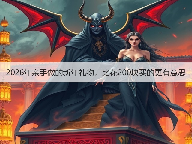 2026年亲手做的新年礼物，比花200块买的更有意思(图2)