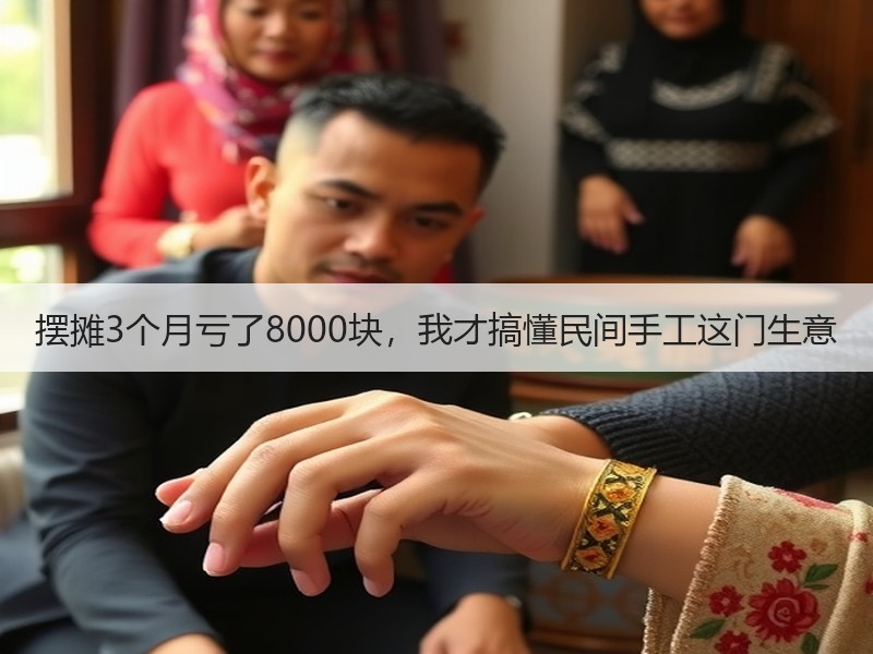摆摊3个月亏了8000块，我才搞懂民间手工这门生意 - 诺云双维造物网