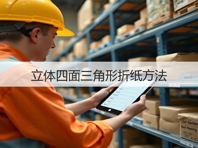 立体四面三角形折纸方法(图2)