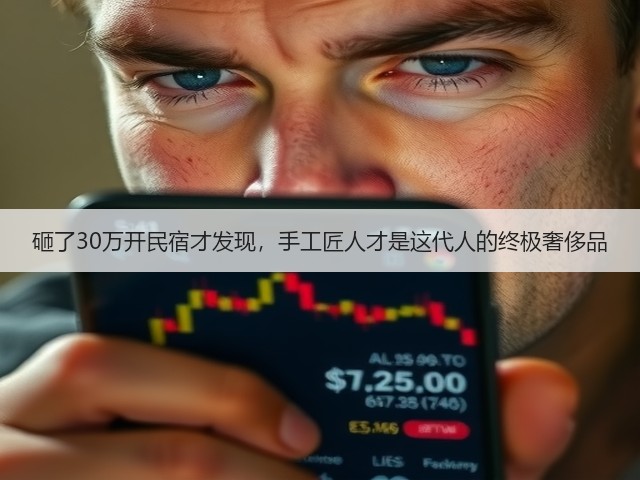 砸了30万开民宿才发现，手工匠人才是这代人的终极奢侈品(图3)