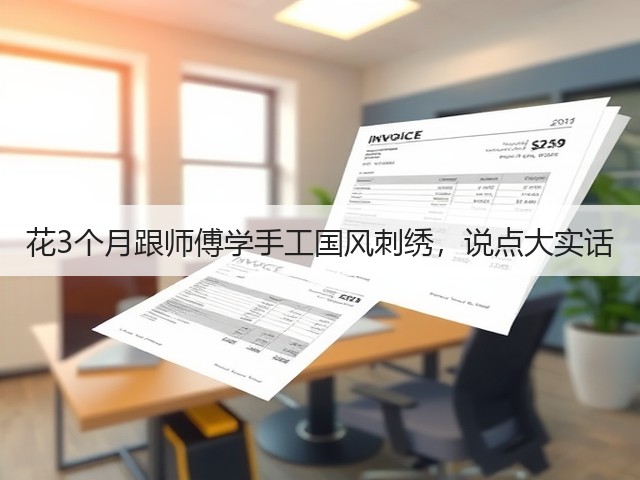 花3个月跟师傅学手工国风刺绣，说点大实话(图1)