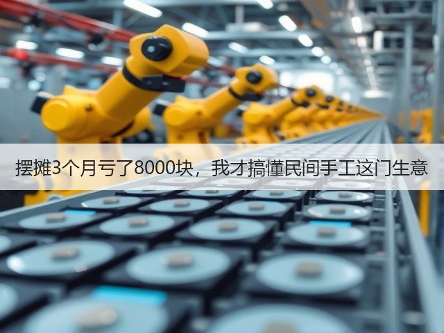 摆摊3个月亏了8000块，我才搞懂民间手工这门生意(图3)