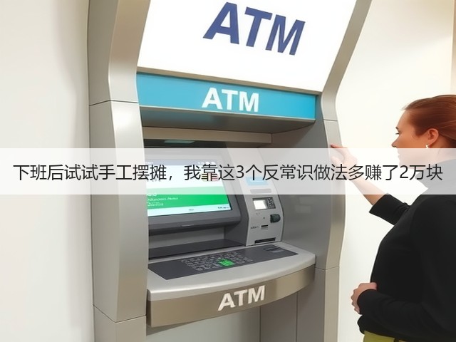 下班后试试手工摆摊,我靠这3个反常识做法多赚了2万块(图2) 下班后试试手工摆摊,我靠这3个反常识做法多赚了2万块(图2)