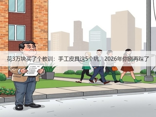 花3万块买了个教训:手工皮具这5个坑,2026年你别再踩了(图2) 花3万块买了个教训:手工皮具这5个坑,2026年你别再踩了(图2)