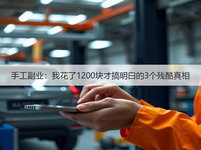 手工副业：我花了1200块才搞明白的3个残酷真相(图2)